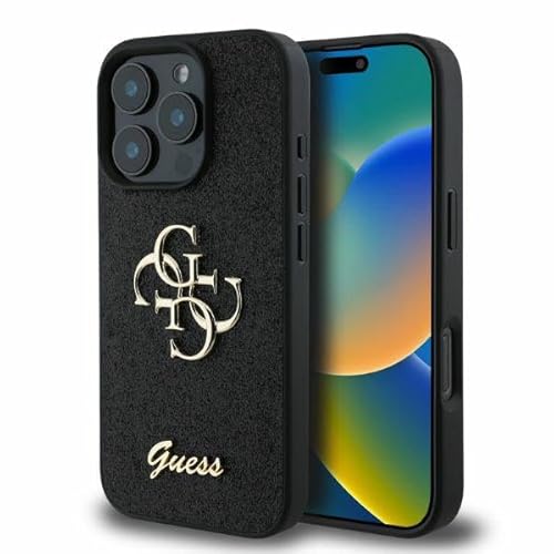 CG MOBILE Guess GUHCP16LHG4SGK Hülle für iPhone 16 Pro 6.3" Schwarz hardcase Fixed Glitter Big 4G CG MOBILE Guess GUHCP16LHG4SGK Hülle für iPhone 16 Pro 6.3" Schwarz hardcase Fixed Glitter Big 4G von CG MOBILE