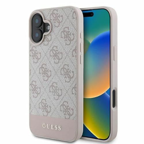 CG MOBILE Guess GUHCP16SG4GLPI Hülle für iPhone 16 6.1" Rosa hardcase 4G Bottom Stripe CG MOBILE Guess GUHCP16SG4GLPI Hülle für iPhone 16 6.1" Rosa hardcase 4G Bottom Stripe von CG MOBILE