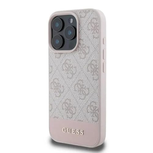 CG Mobile Guess GUHCP16XG4GLPI Hülle für iPhone 16 Pro Max 6.9" Rosa hardcase 4G Bottom Stripe CG Mobile Guess GUHCP16XG4GLPI Hülle für iPhone 16 Pro Max 6.9" Rosa hardcase 4G Bottom Stripe von CG MOBILE