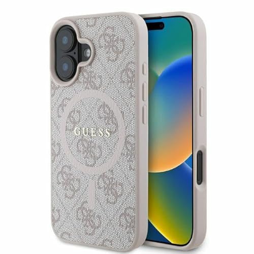 CG MOBILE Guess GUHMP16SG4GFRP Hülle für iPhone 16 6.1" Rosa hardcase 4G Ring Classic Logo CG MOBILE Guess GUHMP16SG4GFRP Hülle für iPhone 16 6.1" Rosa hardcase 4G Ring Classic Logo von CG MOBILE