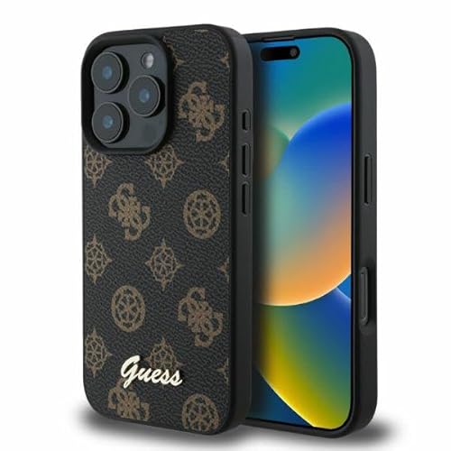 CG MOBILE Guess GUHMP16XPGPYSK Hülle für iPhone 16 Pro Max 6.9" Schwarz hardcase Peony Script CG MOBILE Guess GUHMP16XPGPYSK Hülle für iPhone 16 Pro Max 6.9" Schwarz hardcase Peony Script von CG MOBILE