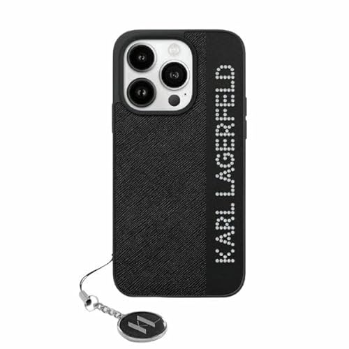 CG MOBILE Karl Lagerfeld KLHCP15SPSAKDGCK Hülle für iPhone 15/14 / 13 6.1" Schwarz hardcase Saffiano Rhinestones & Charm CG MOBILE Karl Lagerfeld KLHCP15SPSAKDGCK Hülle für iPhone 15/14 / 13 6.1" Schwarz hardcase Saffiano Rhinestones & Charm von CG MOBILE