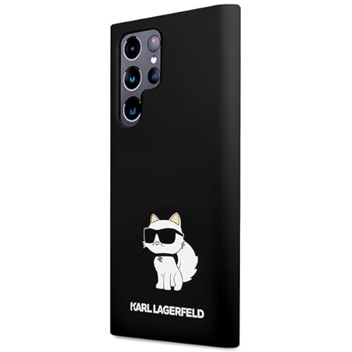 CG Mobile Karl Lagerfeld KLHCS24LSNCHBCK Hülle für S24 Ultra S928 hardcase Schwarz Silicone Choupette von CG MOBILE