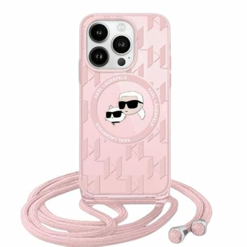 CG MOBILE Karl Lagerfeld KLHMP15LHCKCKLCP Hülle für iPhone 15 Pro 6.1" Rosa hardcase IML Crossbody Monogram Karl & Choupette Head CG MOBILE Karl Lagerfeld KLHMP15LHCKCKLCP Hülle für iPhone 15 Pro 6.1" Rosa hardcase IML Crossbody Monogram Karl & Choupette Head von CG MOBILE