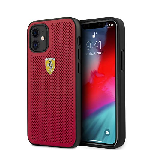 Ferrari FESPEHCP12SRE On Track Perforated Hülle für iPhone 12 Mini 5,4" rot Ferrari FESPEHCP12SRE On Track Perforated Hülle für iPhone 12 Mini 5,4" rot von CG MOBILE