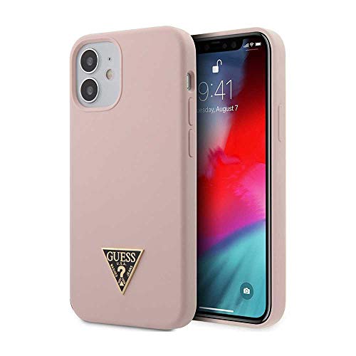Guess GUHCP12SLSTMLP Silicone Triangle Logo Hülle für iPhone 12 Mini 5,4" Hell-Pink Guess GUHCP12SLSTMLP Silicone Triangle Logo Hülle für iPhone 12 Mini 5,4" Hell-Pink von CG MOBILE