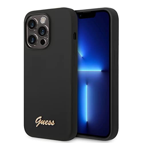 Guess GUHCP14LSLSMK hülle für iPhone 14 Pro 6,1" schwarz/Black Hard case Silicone Vintage Gold Logo Guess GUHCP14LSLSMK hülle für iPhone 14 Pro 6,1" schwarz/Black Hard case Silicone Vintage Gold Logo von CG MOBILE