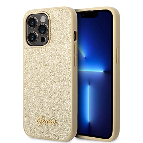 Guess GUHCP14XHGGSHD hülle für iPhone 14 Pro Max 6,7" Gold/Gold Hard case Glitter Script Guess GUHCP14XHGGSHD hülle für iPhone 14 Pro Max 6,7" Gold/Gold Hard case Glitter Script von CG MOBILE