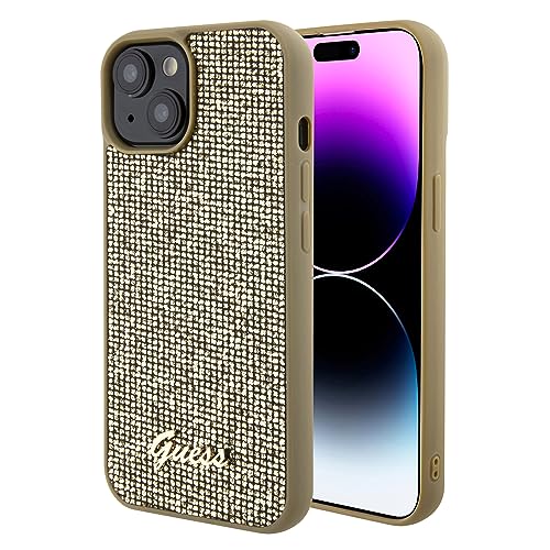 Guess GUHCP15SPMSDGSD Hülle für iPhone 15 6.1" golden hardcase Disco Metal Script Guess GUHCP15SPMSDGSD Hülle für iPhone 15 6.1" golden hardcase Disco Metal Script von CG MOBILE