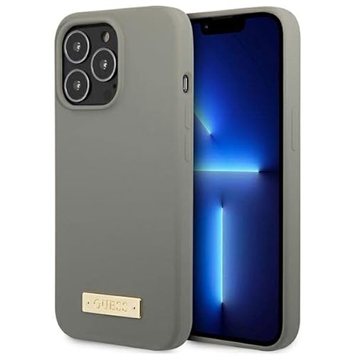 Guess GUHMP13XSPLG Hülle für iPhone 13 Pro Max 6,7" grau/Grey Hard case Silicone Logo Plate Guess GUHMP13XSPLG Hülle für iPhone 13 Pro Max 6,7" grau/Grey Hard case Silicone Logo Plate von CG MOBILE