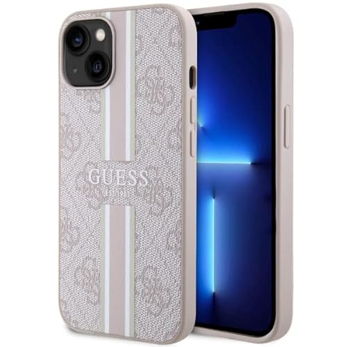 Guess GUHMP14SP4RPSP Hülle für iPhone 14 6,1" Rosa hardcase 4G Printed Stripes von CG MOBILE