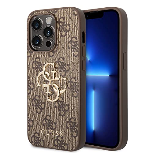 Guess Golden Logo kompatibel mit iPhone 14 Pro Max Hülle - Braun, GUHCP14X4GMGBR Guess Golden Logo kompatibel mit iPhone 14 Pro Max Hülle - Braun, GUHCP14X4GMGBR von CG MOBILE