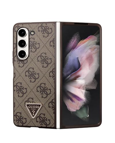 Guess Hardcase 4G Diamond Triangle für Samsung Galaxy Z Fold5 F946B braun von CG MOBILE