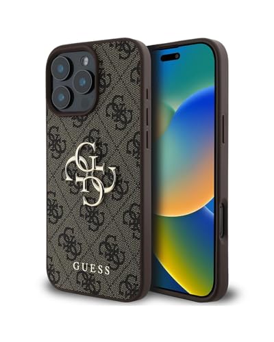 CG Mobile Guess GUHCP16X4GMGBR hülle für iPhone 16 Pro Max 6.9" braun hardcase 4G Big Logo von CG MOBILE