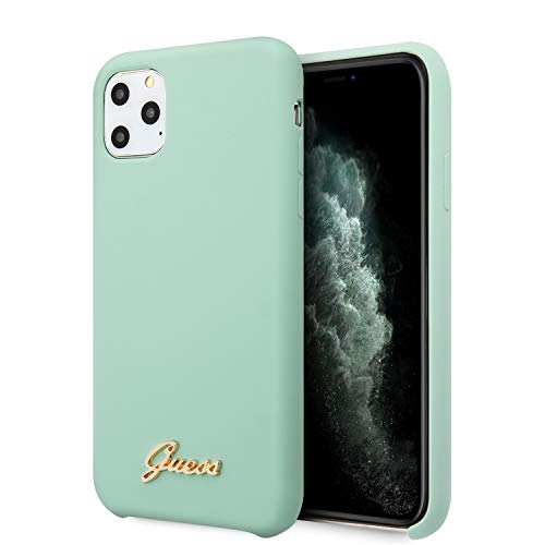Guess Hülle Silicone Vintage Serie für iPhone 11 Pro Max, hellgrün GUHCN65LSLMGG Guess Hülle Silicone Vintage Serie für iPhone 11 Pro Max, hellgrün GUHCN65LSLMGG von CG MOBILE