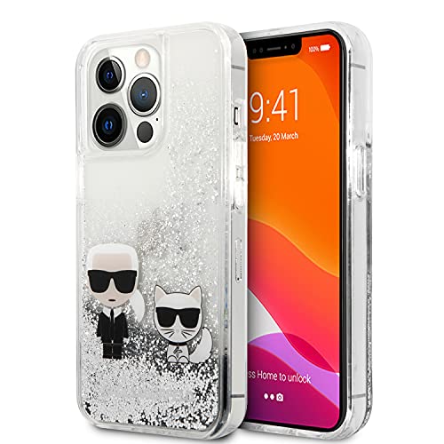 KARL LAGERFELD KLHCP13LGKCS 13 Pro / 13 6,1" Silber Liquid Glitter Karl&Choupette KARL LAGERFELD KLHCP13LGKCS 13 Pro / 13 6,1" Silber Liquid Glitter Karl&Choupette von CG MOBILE