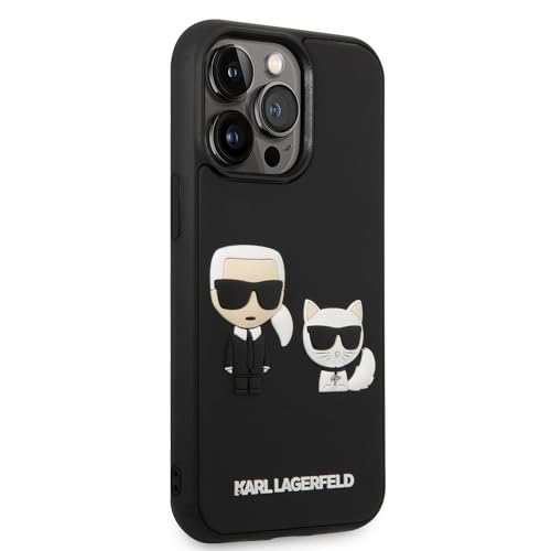 Karl Lagerfeld KLHCP14L3DRKCK Schutzhülle für iPhone 14 Pro 6,1 Zoll Schwarz/Schwarz Hard Case Karl & Eupette Iconic 3D Karl Lagerfeld KLHCP14L3DRKCK Schutzhülle für iPhone 14 Pro 6,1 Zoll Schwarz/Schwarz Hard Case Karl & Eupette Iconic 3D von CG MOBILE