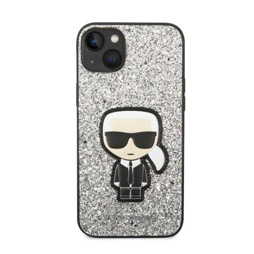 Karl Lagerfeld KLHCP14MGFKPG Hülle für iPhone 14 Plus 6,7" hardcase Silber/Silve von CG MOBILE