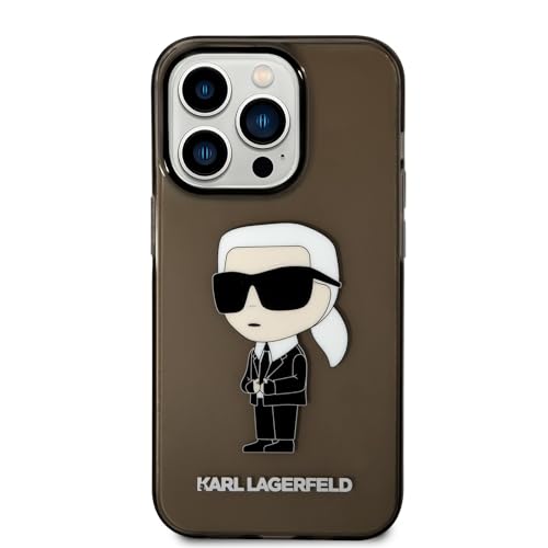 KARL LAGERFELD KLHCP14XHNIKTCK Hülle für iPhone 14 Pro Max 6,7" Schwarz hardcase von CG MOBILE