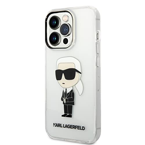 KARL LAGERFELD KLHCP14XHNIKTCT Hülle für iPhone 14 Pro Max 6,7" transparent Hard von CG MOBILE