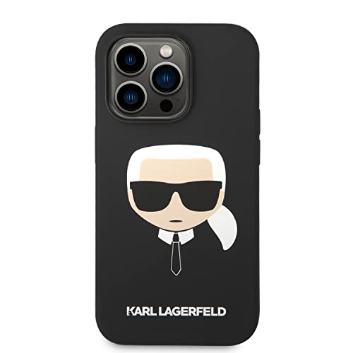 KARL LAGERFELD KLHMP14LSLKHBK Hülle für iPhone 14 Pro 6,1" hardcase Schwarz Sili von CG MOBILE