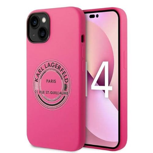 Karl Lagerfeld KLHCP14MSRSGRCF Hülle für iPhone 14 Plus 6,7" hardcase rosa/pink von CG MOBILE