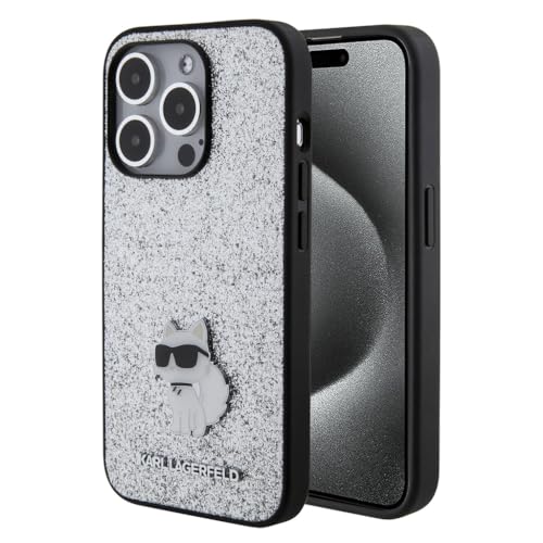 Karl Lagerfeld KLHCP15LGCNPSG Hülle für iPhone 15 Pro 6.1" Silber hardcase Fixed Glitter Choupette Logo Metal Pin Karl Lagerfeld KLHCP15LGCNPSG Hülle für iPhone 15 Pro 6.1" Silber hardcase Fixed Glitter Choupette Logo Metal Pin von CG MOBILE