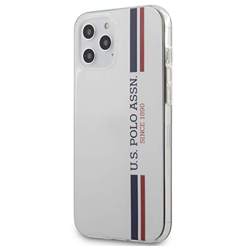 US Polo Assn Polo USHCP12LPCUSSWH Tricolor Collection Hülle für iPhone 12 Pro Max 6 7 weiß von CG MOBILE