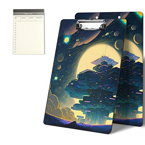 CGFGHHUY Klemmbretter mit niedlichem Stadtmuster, 22,9 x 31,8 cm, mit flachem Metallclip, Klemmbrett für Studenten, Klassenzimmer, Büro, Damen, Herren, mit einem To-Do-Listen-Notizblock CGFGHHUY Klemmbretter mit niedlichem Stadtmuster, 22,9 x 31,8 cm, mit flachem Metallclip, Klemmbrett für Studenten, Klassenzimmer, Büro, Damen, Herren, mit einem To-Do-Listen-Notizblock von CGFGHHUY