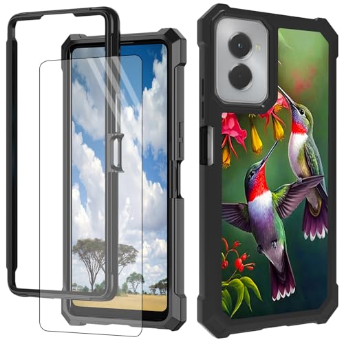CGFGHHUY Schutzhülle für Moto G Power 5G 2024, mit Displayschutzfolie, Hart-PC + weiches TPU, stoßfeste Schutzhülle für Motorola Moto G Power 5G 6,7 Zoll 2024 – Zwei Kolibris CGFGHHUY Schutzhülle für Moto G Power 5G 2024, mit Displayschutzfolie, Hart-PC + weiches TPU, stoßfeste Schutzhülle für Motorola Moto G Power 5G 6,7 Zoll 2024 – Zwei Kolibris von CGFGHHUY