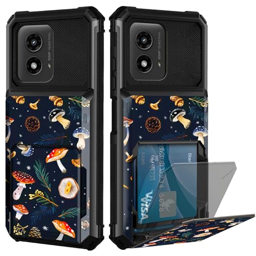 CGFGHHUY Schutzhülle für Moto G Stylus 5G 2024, Brieftasche, Kartenschlitz, versteckte Klapptür, Pilzblattmuster, zweilagig, harter PC und weiches TPU, Schutzhülle für Motorola Moto G Stylus 5G 6,7 CGFGHHUY Schutzhülle für Moto G Stylus 5G 2024, Brieftasche, Kartenschlitz, versteckte Klapptür, Pilzblattmuster, zweilagig, harter PC und weiches TPU, Schutzhülle für Motorola Moto G Stylus 5G 6,7 von CGFGHHUY