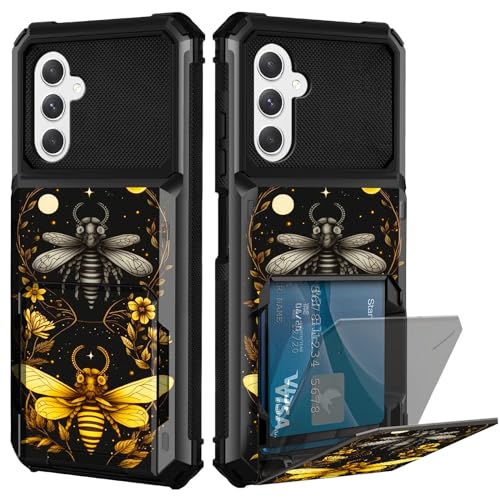 CGFGHHUY Schutzhülle für Samsung A35 5G, Brieftasche, Kartenschlitz, versteckte Klapptür, Motte, Mond, Sonne, Muster, zweilagig, harter PC und weiches TPU, Schutzhülle für Samsung Galaxy A35 5G 16,8 CGFGHHUY Schutzhülle für Samsung A35 5G, Brieftasche, Kartenschlitz, versteckte Klapptür, Motte, Mond, Sonne, Muster, zweilagig, harter PC und weiches TPU, Schutzhülle für Samsung Galaxy A35 5G 16,8 von CGFGHHUY