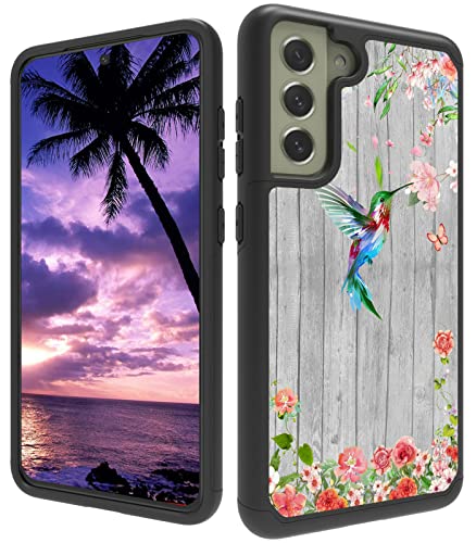 CGFGHHUY Schutzhülle für Samsung Galaxy S21 FE 5G mit Kolibri-Blumenmuster, zweilagig, 2-in-1, hartes Polycarbonat, weiches TPU, stoßfest, Schutzhülle für Samsung Galaxy S21 FE 5G 6,4 Zoll 2022 CGFGHHUY Schutzhülle für Samsung Galaxy S21 FE 5G mit Kolibri-Blumenmuster, zweilagig, 2-in-1, hartes Polycarbonat, weiches TPU, stoßfest, Schutzhülle für Samsung Galaxy S21 FE 5G 6,4 Zoll 2022 von CGFGHHUY