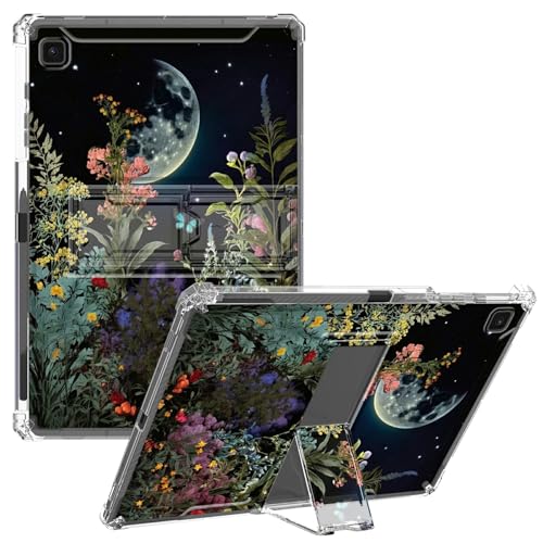 CGFGHHUY Schutzhülle für Samsung Galaxy Tab A7 Lite 22,1 cm (8,7 Zoll), transparent, schlank, leicht, Ständer, Schutzhülle, transparent, TPU, mit Stifthalter, Tablet-Hülle für Galaxy A7 Lite 2021 von CGFGHHUY