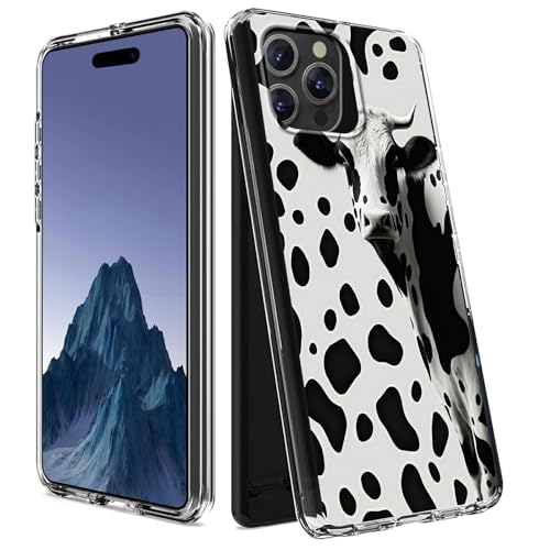 CGFGHHUY Schutzhülle für iPhone 15 Pro, transparent, zweilagig, transparent, weiches TPU + hartes Polycarbonat, stoßfest, Schutzhülle für iPhone 15 Pro 6,1 Zoll 2023 – niedliche Kuh CGFGHHUY Schutzhülle für iPhone 15 Pro, transparent, zweilagig, transparent, weiches TPU + hartes Polycarbonat, stoßfest, Schutzhülle für iPhone 15 Pro 6,1 Zoll 2023 – niedliche Kuh von CGFGHHUY