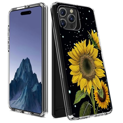 CGFGHHUY Schutzhülle für iPhone 15 Pro Max, transparent, zweilagig, transparent, weiches TPU + hartes Polycarbonat, stoßfest, Schutzhülle für iPhone 15 Pro Max 6,7 Zoll 2023, gelbe Sonnenblume CGFGHHUY Schutzhülle für iPhone 15 Pro Max, transparent, zweilagig, transparent, weiches TPU + hartes Polycarbonat, stoßfest, Schutzhülle für iPhone 15 Pro Max 6,7 Zoll 2023, gelbe Sonnenblume von CGFGHHUY