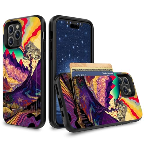 CGFGHHUY Schutzhülle für iPhone 16 Pro, Brieftaschen-Schutzhülle mit Kartenhalter, Hybrid-Doppelschicht, weiches Silikon, harter Polycarbonat, versteckte Ausweise, Kreditkarte, Flip-Cover für iPhone CGFGHHUY Schutzhülle für iPhone 16 Pro, Brieftaschen-Schutzhülle mit Kartenhalter, Hybrid-Doppelschicht, weiches Silikon, harter Polycarbonat, versteckte Ausweise, Kreditkarte, Flip-Cover für iPhone von CGFGHHUY