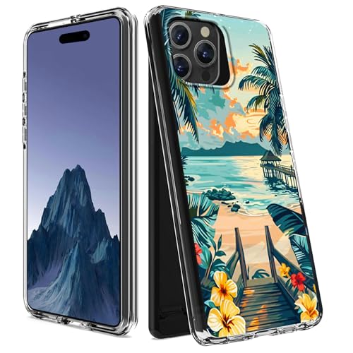 CGFGHHUY Schutzhülle für iPhone 16 Pro, transparent, zweilagig, transparent, weiches TPU + hartes Polycarbonat, stoßfest, Schutzhülle für iPhone 16 Pro 6,3 Zoll 2024 – Kokosnussbäume am Strand CGFGHHUY Schutzhülle für iPhone 16 Pro, transparent, zweilagig, transparent, weiches TPU + hartes Polycarbonat, stoßfest, Schutzhülle für iPhone 16 Pro 6,3 Zoll 2024 – Kokosnussbäume am Strand von CGFGHHUY