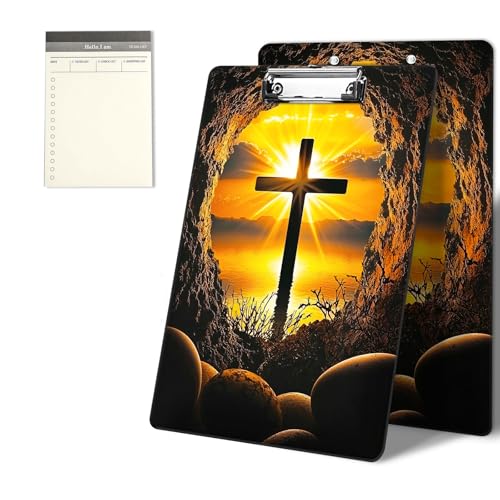 Klemmbretter mit Sonnenuntergangs-Höhlenmuster, 22,9 x 31,8 cm, Standard-A4-Klemmbrett mit flachem Metallclip und To-Do-Notizblock für Schule, Büro, Zuhause und Studenten Klemmbretter mit Sonnenuntergangs-Höhlenmuster, 22,9 x 31,8 cm, Standard-A4-Klemmbrett mit flachem Metallclip und To-Do-Notizblock für Schule, Büro, Zuhause und Studenten von CGFGHHUY