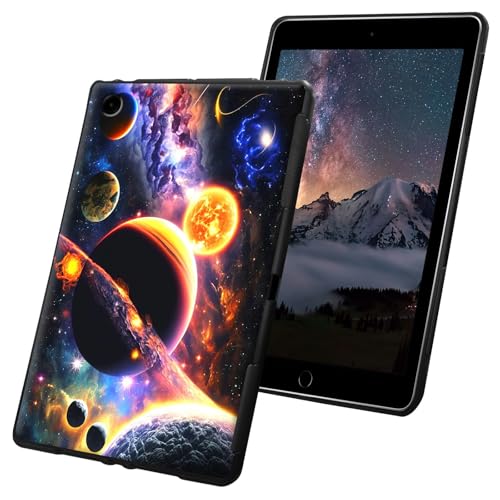 Schutzhülle für Fire HD 8, 8. / 7. Generation, 20,3 cm (8 Zoll), Version 2018/2017, schlank, leicht, weiches TPU-Silikon, rutschfest, stoßfest, Schwarz von CGFGHHUY