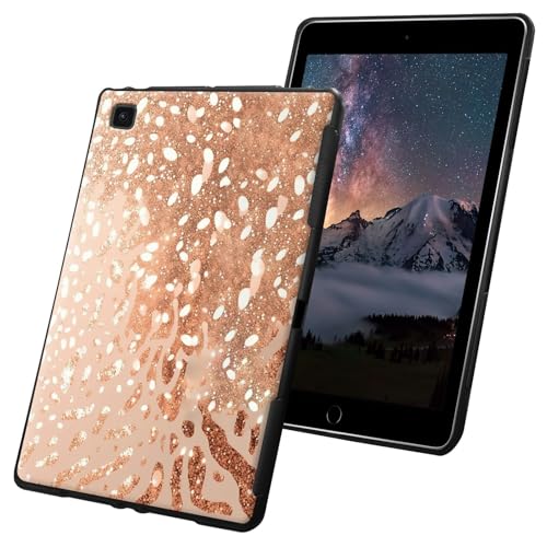 Schutzhülle für Samsung Galaxy Tab S6 Lite 2024/2022/2020, schlank, leicht, weiches TPU-Silikon, rutschfest, stoßfest, schwarze Schutzhülle für Samsung Galaxy Tab S6 Lite 10,4 Zoll (26,4 cm), goldener von CGFGHHUY
