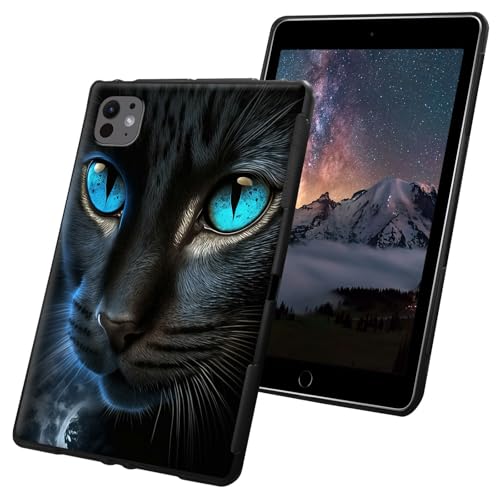 Schutzhülle für iPad Air 13 Zoll M2 für iPad Pro 13 Zoll Hülle 2024 7. Generation M4 schmal, leicht, weiches TPU-Silikon, rutschfest, stoßfest, schwarze Tablet-Hülle, niedliche schwarze Katze Schutzhülle für iPad Air 13 Zoll M2 für iPad Pro 13 Zoll Hülle 2024 7. Generation M4 schmal, leicht, weiches TPU-Silikon, rutschfest, stoßfest, schwarze Tablet-Hülle, niedliche schwarze Katze von CGFGHHUY