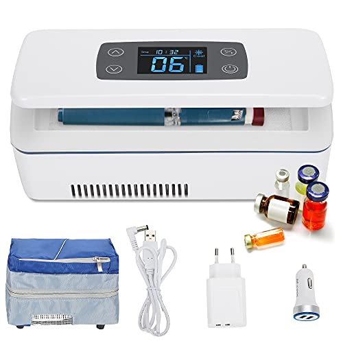 CGOLDENWALL Tragbare Insulin Kühlbox für Medikamente Mini Intelligente Elektrische Mini Kühlschrank 175 * 60 * 26 mm Kühltasche Thermostat USB für Reise&Haushalt mit FLUGGENEHMIGUNG CGOLDENWALL Tragbare Insulin Kühlbox für Medikamente Mini Intelligente Elektrische Mini Kühlschrank 175 * 60 * 26 mm Kühltasche Thermostat USB für Reise&Haushalt mit FLUGGENEHMIGUNG von CGOLDENWALL