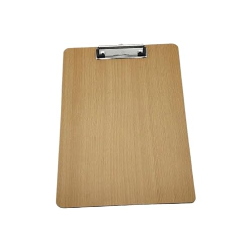 Klemmbretter 3PCS Zwischenablage Verdickte Holzbrett Clip Holz Schreibmatte Bord Test Papier Daten Ordner Einfache Und Praktische Holzbrett Clip Für die Ablage von Dokumenten(A4) von CGUOHU