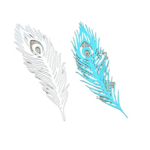 Lesezeichen Metall 2pcs/set Metal Feather Bookmark Bird Peacock Feather Shape Cutting Die Decorating Bookmark Metal Feather Bookmarks Lesezeichen Metall 2pcs/set Metal Feather Bookmark Bird Peacock Feather Shape Cutting Die Decorating Bookmark Metal Feather Bookmarks von CGUOHU