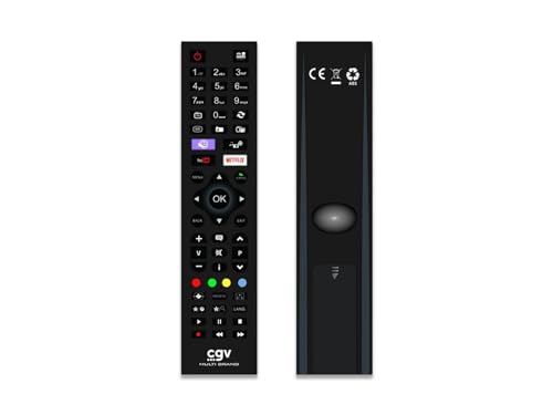 Fidelio MM Universal-Fernbedienung für Fernseher von AYA, Bluesky, First Line, Grandin, Hitachi, Proline, Qilive, Schaub-Lorenz, Schneider, Selecline, Techwood Fidelio MM Universal-Fernbedienung für Fernseher von AYA, Bluesky, First Line, Grandin, Hitachi, Proline, Qilive, Schaub-Lorenz, Schneider, Selecline, Techwood von CGV
