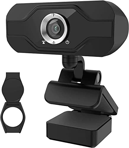 CGZZ PC-Webcam mit Mikrofon 1080P FHD, Plug-and-Play-USB-Webcam mit Datenschutzabdeckung, geeignet für Desktop- und Laptop-Meetings, Konferenzen, Zoom, Skype, Facetime, Windows, Linux und Mac von CGZZ