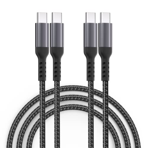 CGZZ USB C auf USB C Kabel, [1M+2M] Ladekabel USB-C Schnellladekabel PD 3A QC 3.0 Nylon Typ C Cable für Samsung Galaxy S22 S21 S20 MacBook Air iPad Pro, iPad Mini 6, iPad Air 5 usw von CGZZ