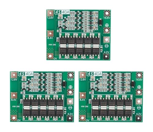 PCB Platte PCB Lade-Schutzteile Zubehör 3X 4S 40A Li-Ionen-Lithiumbatterie 18650 Ladegerät Pcb Bms Schutzplatine for Bohrmotor 14,8 V 16,8 V Lipo-Zellenmodul von CHAASDEOM