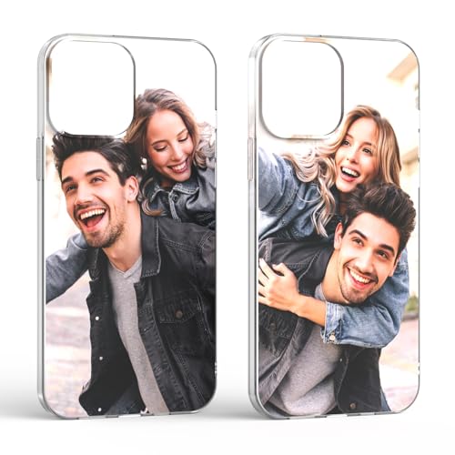CHABDA 2 stück Personalisierte Handyhüllen mit Bild Foto Text für iPhone 16 15 14 13 12 11 Pro/Max/Mini XR X Xs Max 7 8 SE20/22 Selbst gestalten für Custom TPU hülle zum selbst gestalten CHABDA 2 stück Personalisierte Handyhüllen mit Bild Foto Text für iPhone 16 15 14 13 12 11 Pro/Max/Mini XR X Xs Max 7 8 SE20/22 Selbst gestalten für Custom TPU hülle zum selbst gestalten von CHABDA